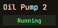 Pump Status
