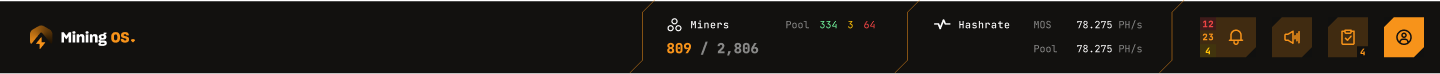 Header Bar — collapsed variant