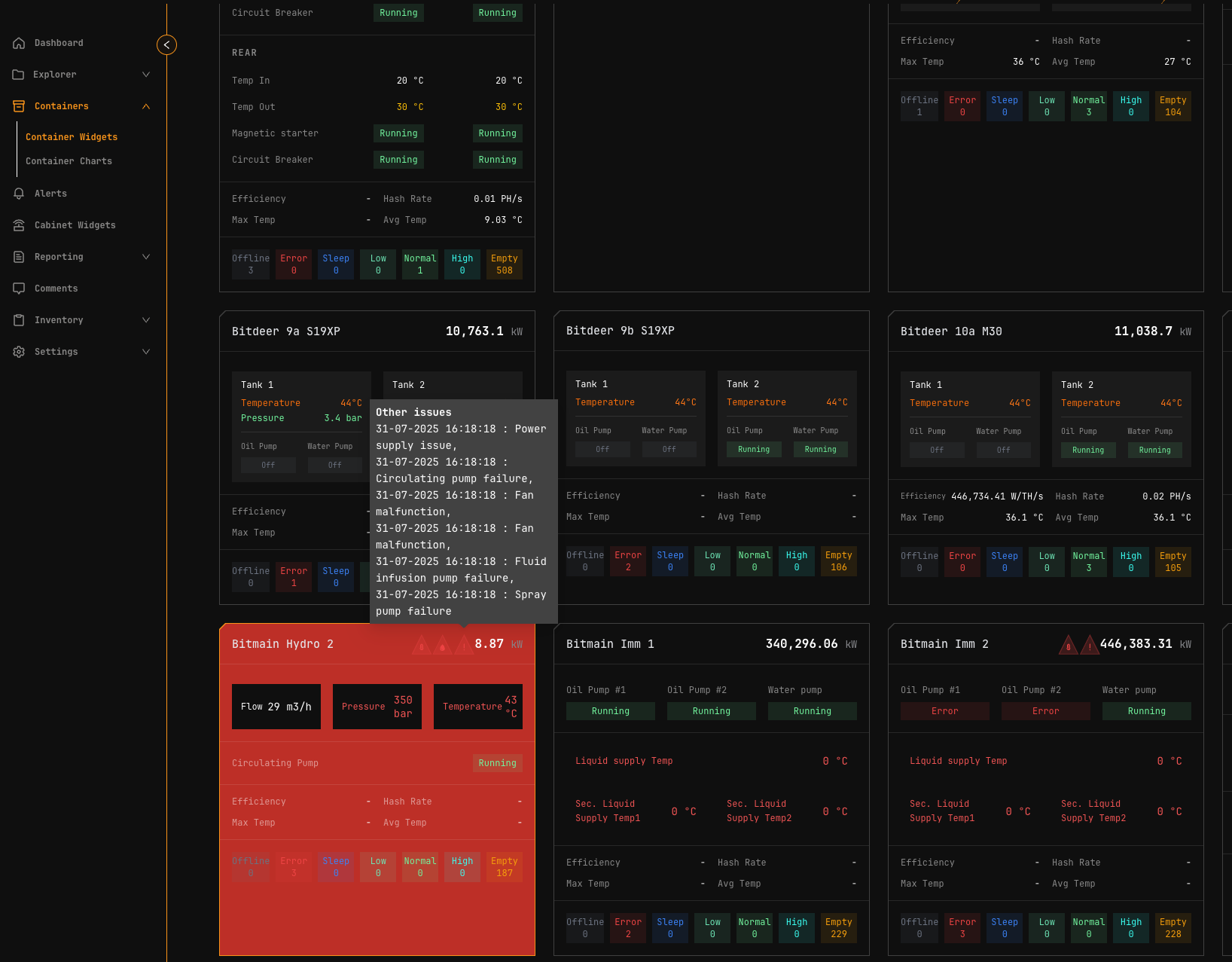 Widget Alerts